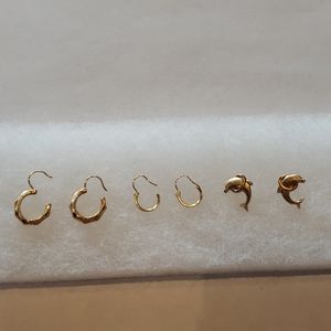 Dainty Gold Earring Lot
